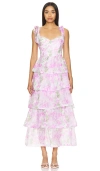 Astr Zirconia Dress In Lavender