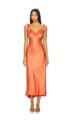 Astr Zoie Dress In Orange