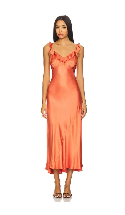 Astr Zoie Dress In Orange