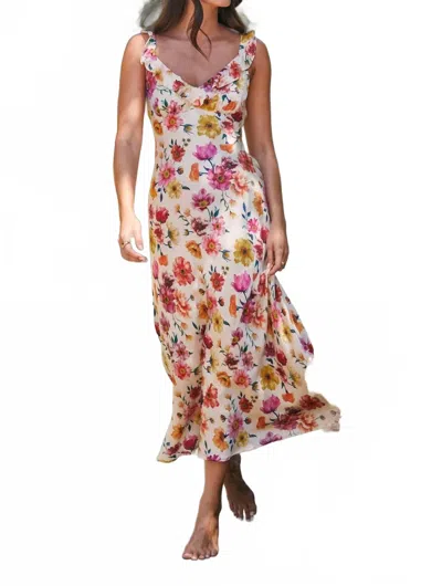 Astr The Label Zoie Floral Print Sleeveless Dress In Multi