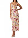 Astr The Label Zoie Floral Print Sleeveless Dress In Multi