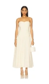 Astr The Label Zori Strapless Dress In Cream
