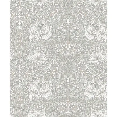 A-street Prints African Marigold Floral Roll In White