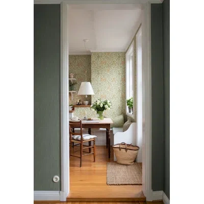 A-street Prints Iris Wild Gardens Wallpaper In Beige
