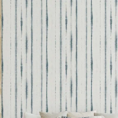 A-street Prints Orleans Shibori 33' L X 20.5" W Wallpaper Roll In Teal