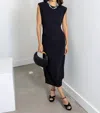 Astrid Amalee Knit Dress In Black In Black