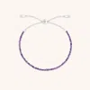 Astrid &amp; Miyu Amethyst Beaded Bracelet