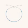 Astrid &amp; Miyu Aquamarine Beaded Bracelet
