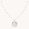 Astrid &amp; Miyu Aries Bold Zodiac Pendant Necklace In Silver