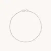 Astrid &amp; Miyu Astrid Chain Bracelet In Solid White Gold