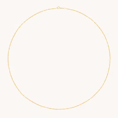 Astrid &amp; Miyu Astrid Story Chain Necklace In Solid Gold