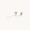 Astrid &amp; Miyu August Birthstone Earrings In Solid White Gold