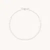Astrid &amp; Miyu Beaded Bracelet In Solid White Gold