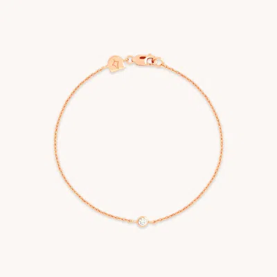Astrid &amp; Miyu Bezel Charm Bracelet In Gold