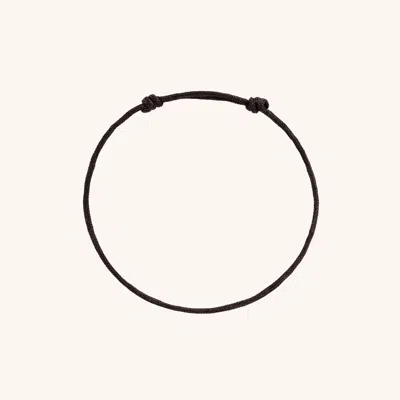 Astrid &amp; Miyu Black Cord Bracelet