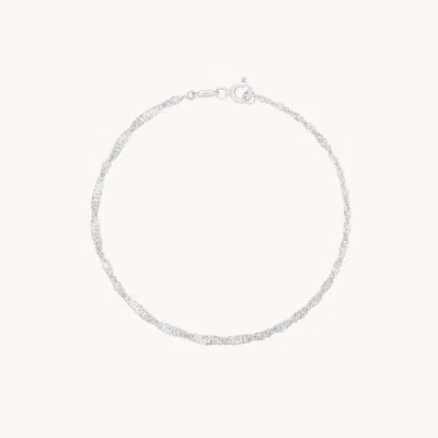 Astrid &amp; Miyu Bold Astrid Chain Bracelet In Metallic