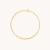 Astrid &amp; Miyu Bold Astrid Story Chain Bracelet In Solid Gold