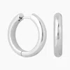 Astrid &amp; Miyu Bold Large Hoops In Silver