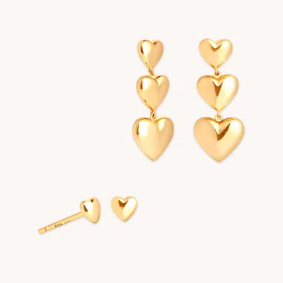 Astrid &amp; Miyu Bold Love Gift Set In Gold