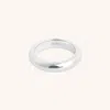Astrid &amp; Miyu Bold Stacking Ring In Silver