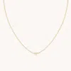 Astrid &amp; Miyu Bow Charm Shoreditch Chain Necklace