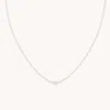 Astrid &amp; Miyu Bow Charm Shoreditch Chain Necklace