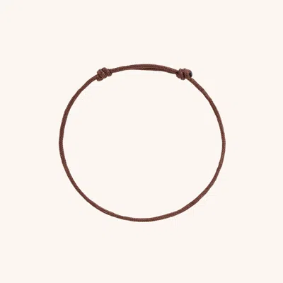 Astrid &amp; Miyu Brown Cord Bracelet