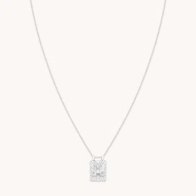 Astrid &amp; Miyu Butterfly Pendant Necklace In Metallic