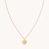 Astrid &amp; Miyu Cancer Zodiac Pendant Necklace In Gold | Jewellery By  | Free Engraving Service