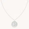 Astrid &amp; Miyu Capricorn Bold Zodiac Pendant Necklace In Silver