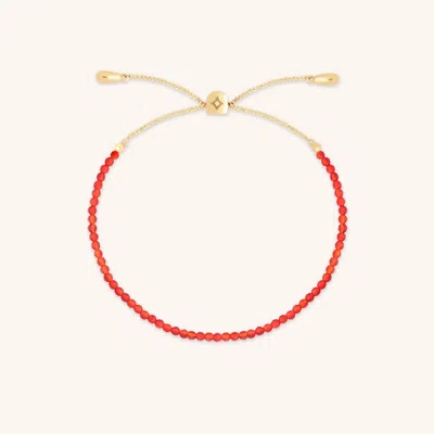 Astrid &amp; Miyu Carnlian Beaded Bracelet
