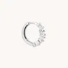 Astrid &amp; Miyu Celestial Crystal 11.5mm Hoop In Silver