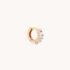 Astrid &amp; Miyu Celestial Crystal 6.5mm Hoop In Rose Gold