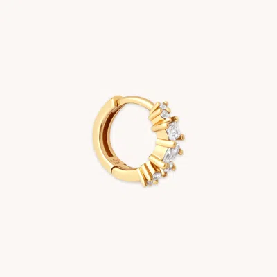 Astrid &amp; Miyu Celestial Crystal 8mm Hoop In Gold