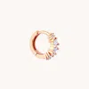 Astrid &amp; Miyu Celestial Crystal 8mm Hoop In Rose Gold