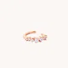 Astrid &amp; Miyu Celestial Crystal Ear Cuff In Rose Gold