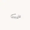 Astrid &amp; Miyu Celestial Crystal Ear Cuff In Silver | 10 Mm | Jewellery By  | Ear Cuffs For Unpier