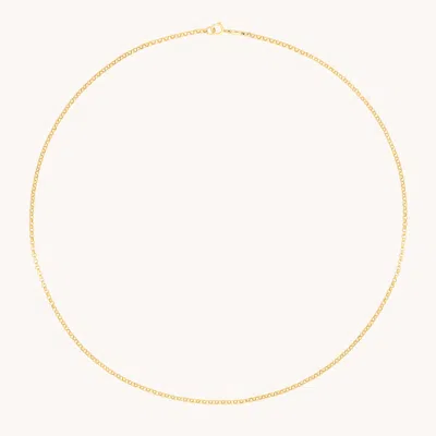 Astrid &amp; Miyu Chelsea Chain Necklace In Solid Gold