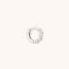 Astrid &amp; Miyu Cluster Hoop Earring In Silver