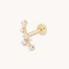 Astrid &amp; Miyu Constellation Piercing Stud In Solid Gold