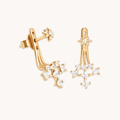 Astrid &amp; Miyu Cosmic Crystal Ear Jacket In Gold