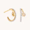 Astrid &amp; Miyu Cosmic Illusion Crystal Hoops