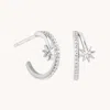 Astrid &amp; Miyu Cosmic Illusion Crystal Hoops