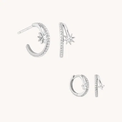 Astrid &amp; Miyu Cosmic Illusion Gift Set In Silver