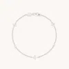 Astrid &amp; Miyu Cosmic Star Charm Bracelet In Gold