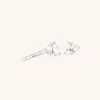 Astrid &amp; Miyu Crystal Pear Stud Earrings In Silver