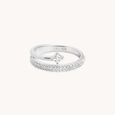 Astrid &amp; Miyu Crystal Spiral Ring