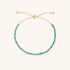 Astrid &amp; Miyu Dark Green Beaded Bracelet