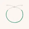 Astrid &amp; Miyu Dark Green Beaded Bracelet