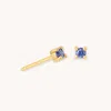 Astrid &amp; Miyu December Birthstone Stud Earrings In Gold With Tanzanite Cz | Mother's Day Gift |